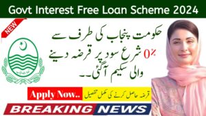 Govt Interest Free Loan Scheme 2024